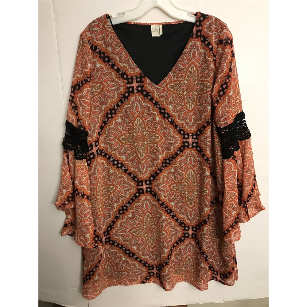 paper Crane‎ medium Fall colors Dress tunic dico
